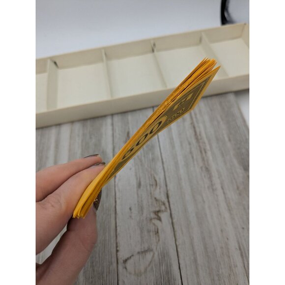 Vintage 1961 Monopoly Replacement Money Currency With Money Bank - Picture 12 of 12